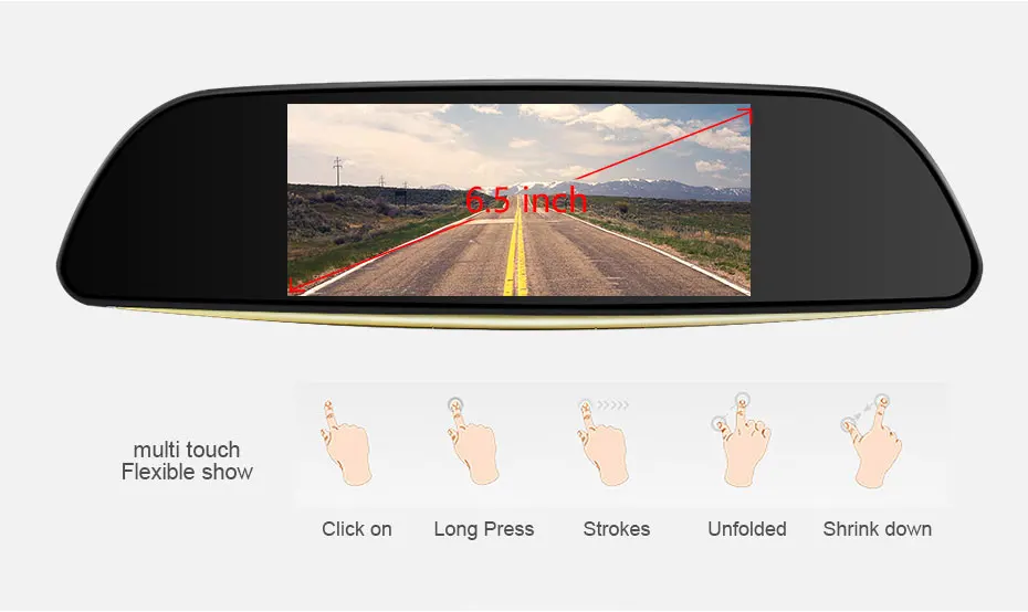 Junsun E515 Двухканальный автомобильный видеорегистратор android 5.0 Bluetooth 3G GPS навигатор