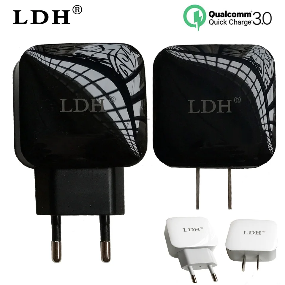 LDH 18 Вт USB Quick Charge 3 0 быстрый мобильный телефон для samsung Galaxy Xiaomi 5 6 Max совместимая