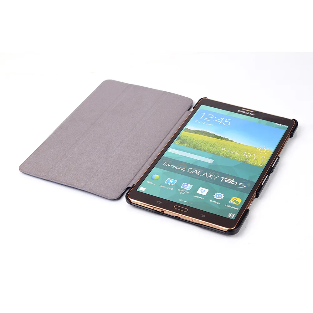 Чехол из искусственной кожи для Samsung Galaxy Tab S 8 4 с автоматическим спящим режимом и