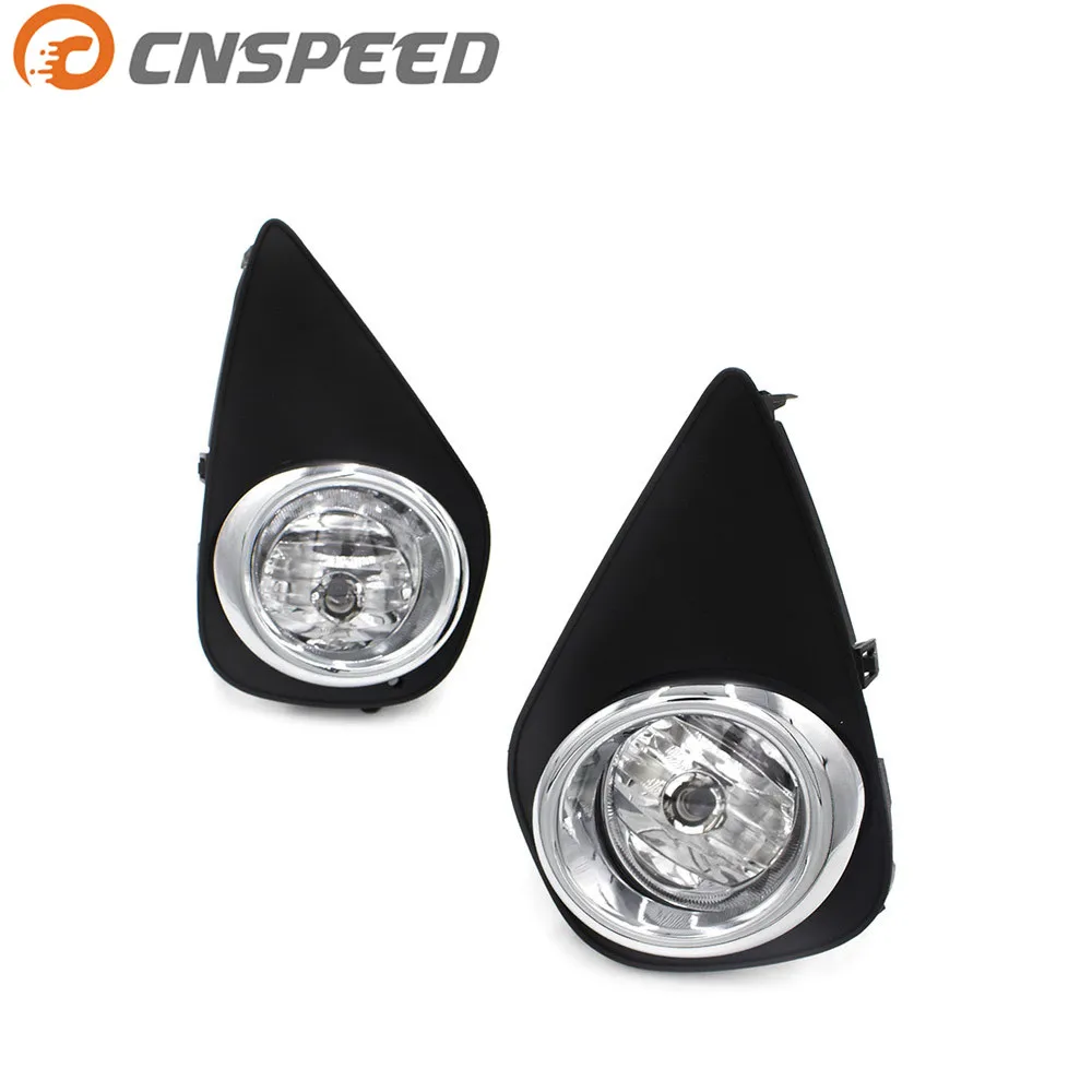 

Fog light for 2015-2016 Toyota Yaris Hatchback 2/4Dr Clear Fog Lights Driving Lamps+Switch Driving Lamps YC101064-CL