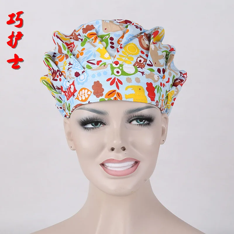 New Arrival Women Medical Accessories 100 Cotton Hospital Cap Nurse
