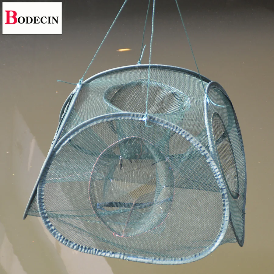 5 Inlets Syncronisation Shrimp Cage Crab Trap Fish Net Crayfish Catcher