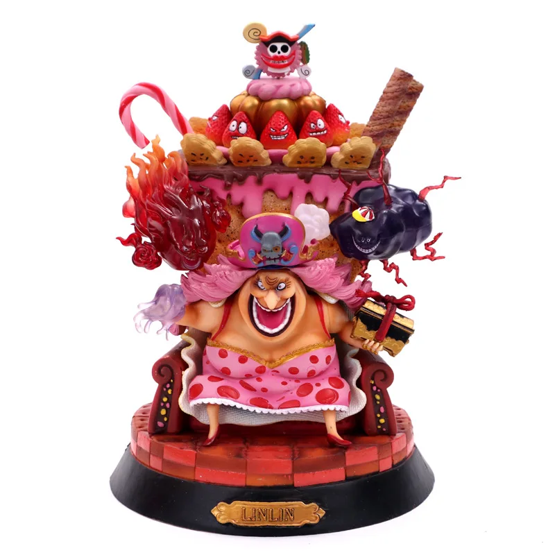 

One Piece Big Mom GK Charlotte Linlin 23CM Version PVC Action Figure Model Doll Toys