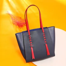 Женские сумки из натуральной кожи модные сумки через плечо большая сумка через плечо простая портативная женская сумка