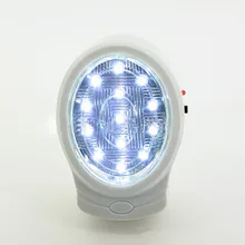 Нам настенных розеток Перезаряжаемые аварийное освещение белый Ночная лампочка кг-913 13 светодиодный 2 Вт светодиодный аварийный светильник для дома лагерь на открытом воздухе