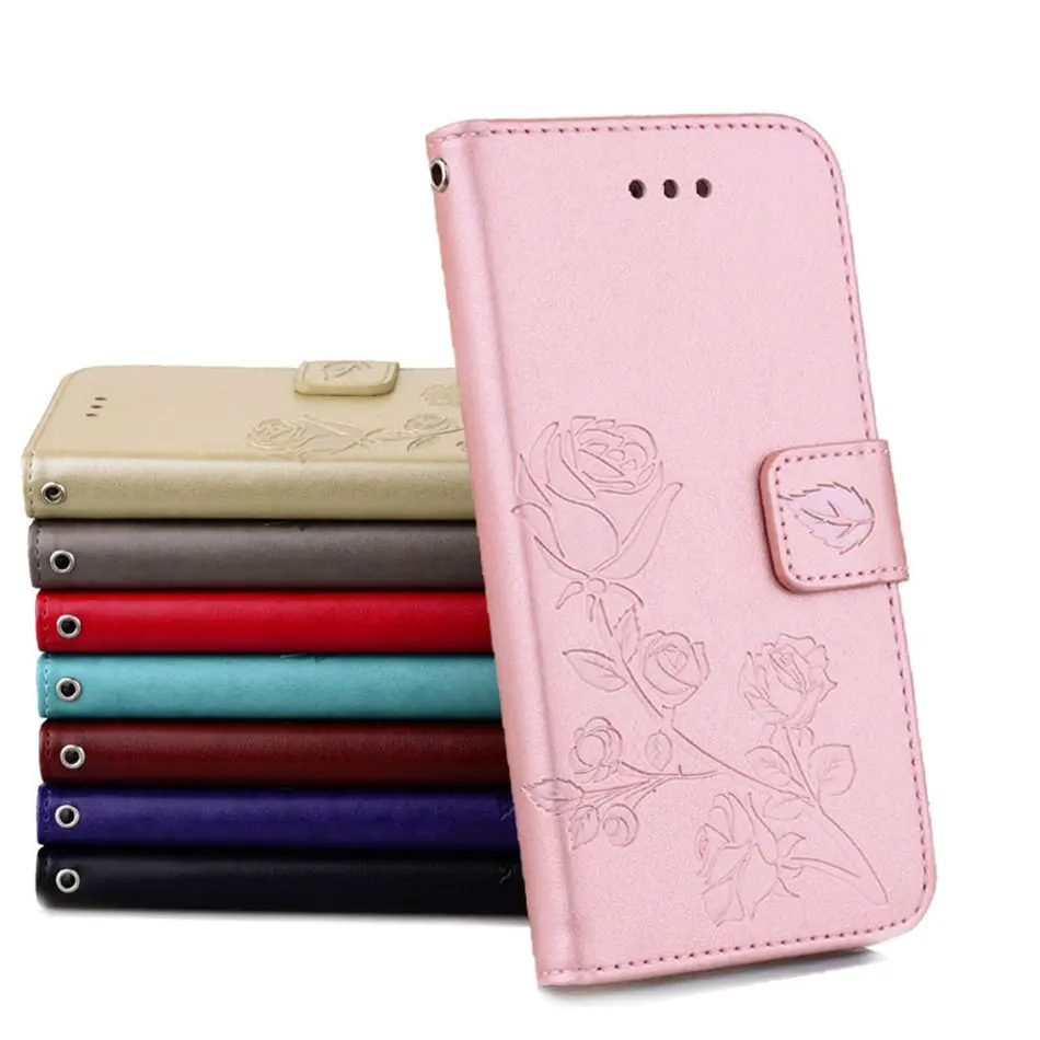Чехол DEEVOLPO Rose в стиле ретро для Apple iPhone 8, 7, 6, 6S Plus, 5, 5S, SE, из искусственной кожи, с подставкой, с цветочным рисунком, чехол-кошелек, сумки, Fundas Capa D17Z