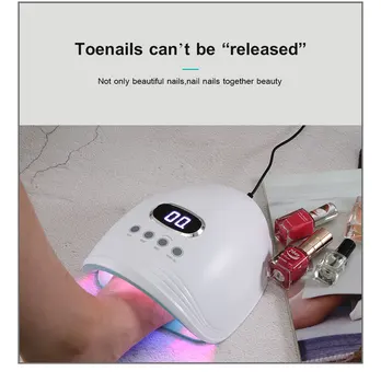 

60W Professional Nail Lamp LED Manicure UV Lamp Nail Dryer for UV Gel LED Gel Nail Machine Infrared Sensor