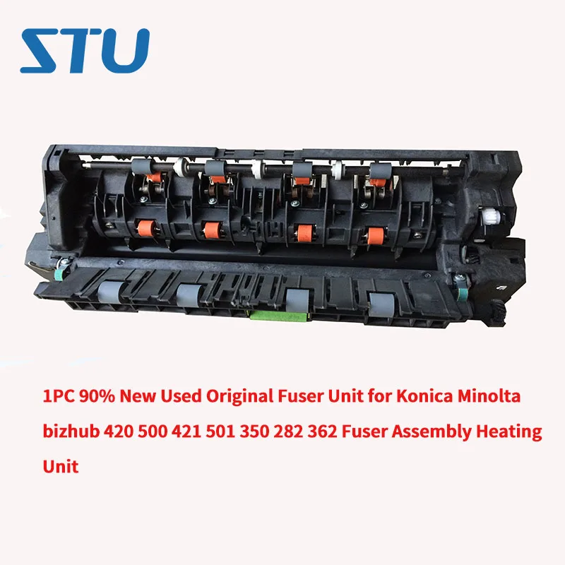 1PC 90% New Used Original Fuser Unit for Konica Minolta bizhub 420 500 421 501 350 282 362 Fuser Assembly Heating Unit