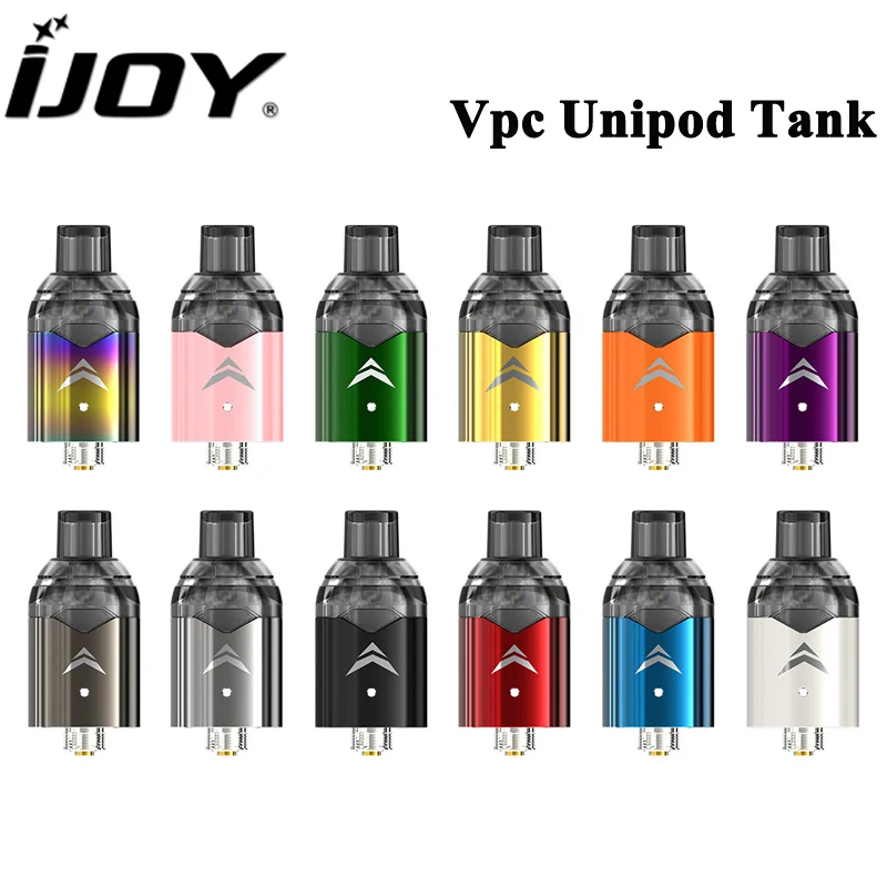 

Original iJoy Diamond Vpc Unipod Tank 2ML Atomizer 510 thread For E Cigarette IJOY Diamond VPC Vape Diamond Bae Box MOD Vape