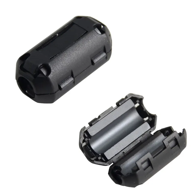 1pc x 70 B/m Black Ring Clip On EMI RFI Noise Suppressor Ferrite