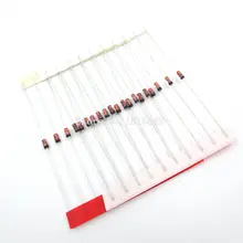 100 шт./лот BZX55C7V5 1/2 W 7V5 7,5 V 0,5 W стабилитрон DO-35 диода