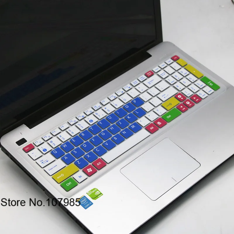 15 дюймовый ноутбук Клавиатура силиконовый защитный чехол для клавиатуры для ноутбука Asus R540U ZX50V A556U X540L FX50J R557L S550C R500V A52J