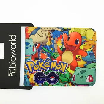 

Wholesale Hot Game Pokemon Go wallet Pikachu Wallets Lovely students Women Men wallets Best Purse Gift For Kids
