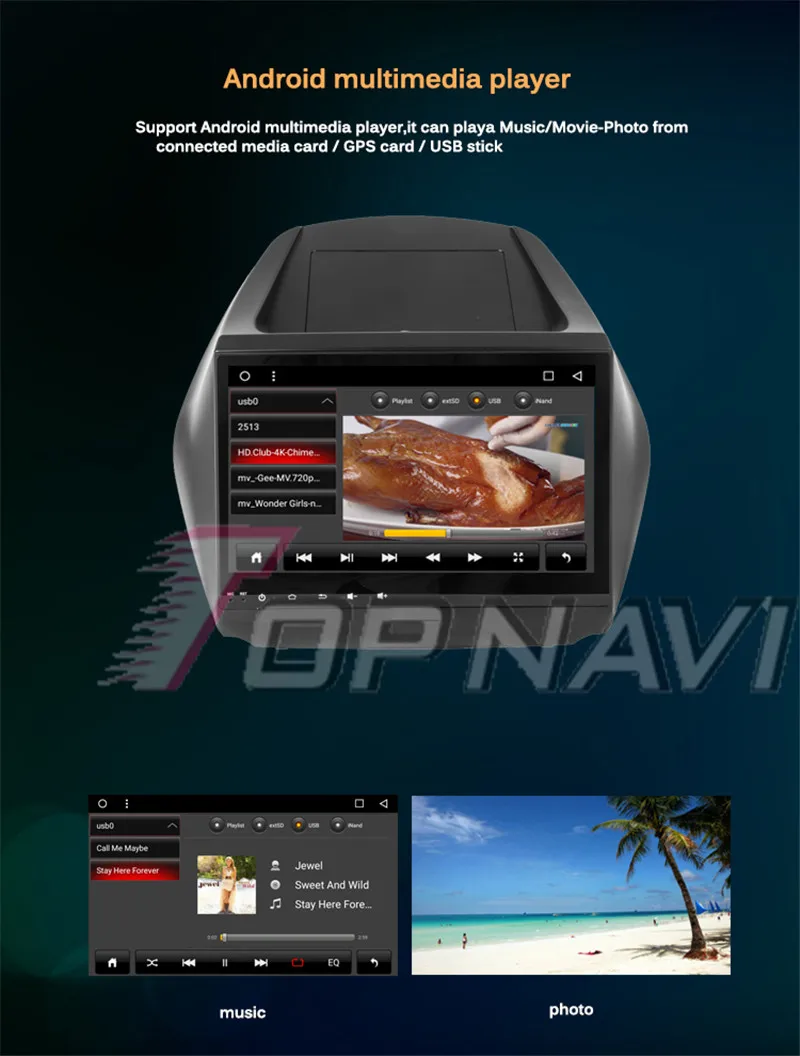 portable radio For Hyundai IX35 2010