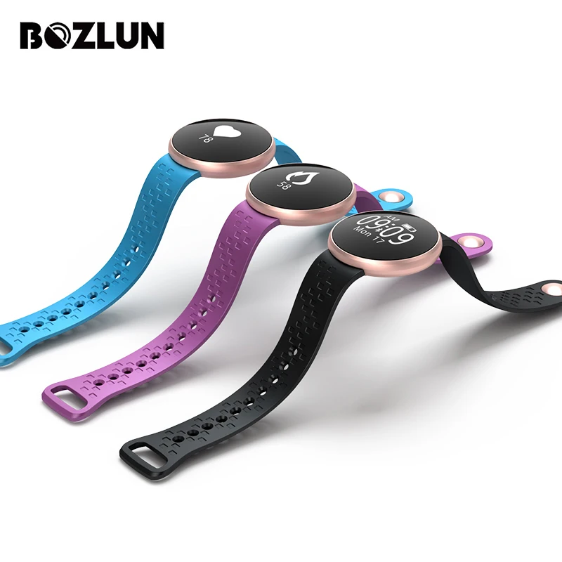 BOZLUN женские умные часы спортивные браслет SmartWatch водостойкий пульсометр Bluetooth