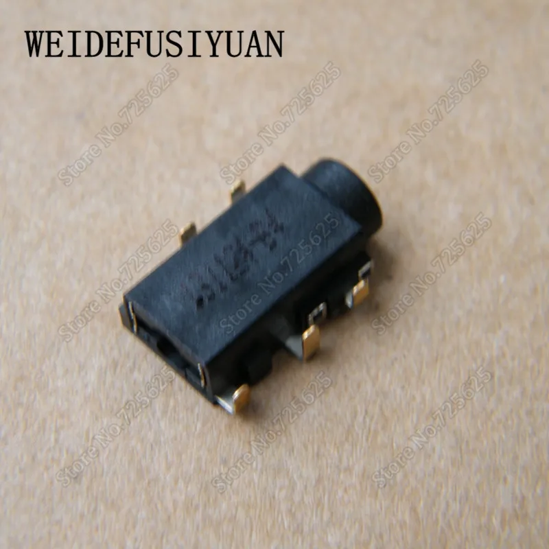 Audio Port Headphone Microphone Jack Socket 5P 5pin Connector Plug for Laptop Notebook