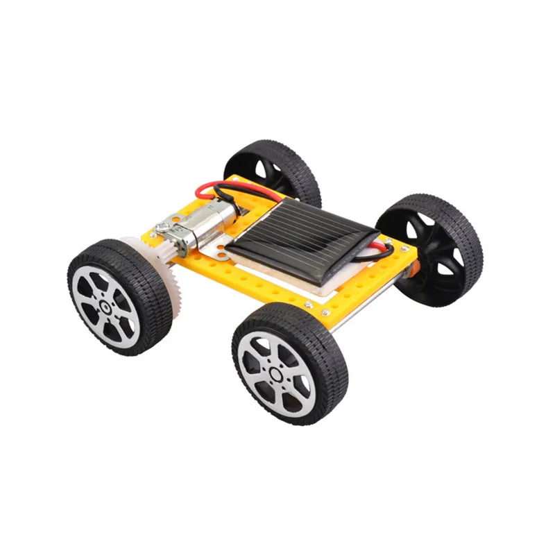 1 шт. мини игрушка на солнечной батарее набор для автомобиля DIY работающий от