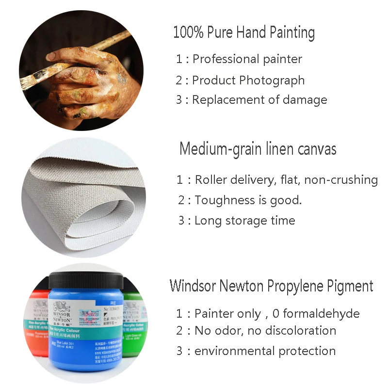 Pluma Dorada Moderna Lienzo Abstracto 3d Pintura En La Pared Del