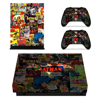 

DC The Joker Batman Superman Faceplates Skin Console & Controller Decal Stickers for Xbox One X Console + Controller Skin