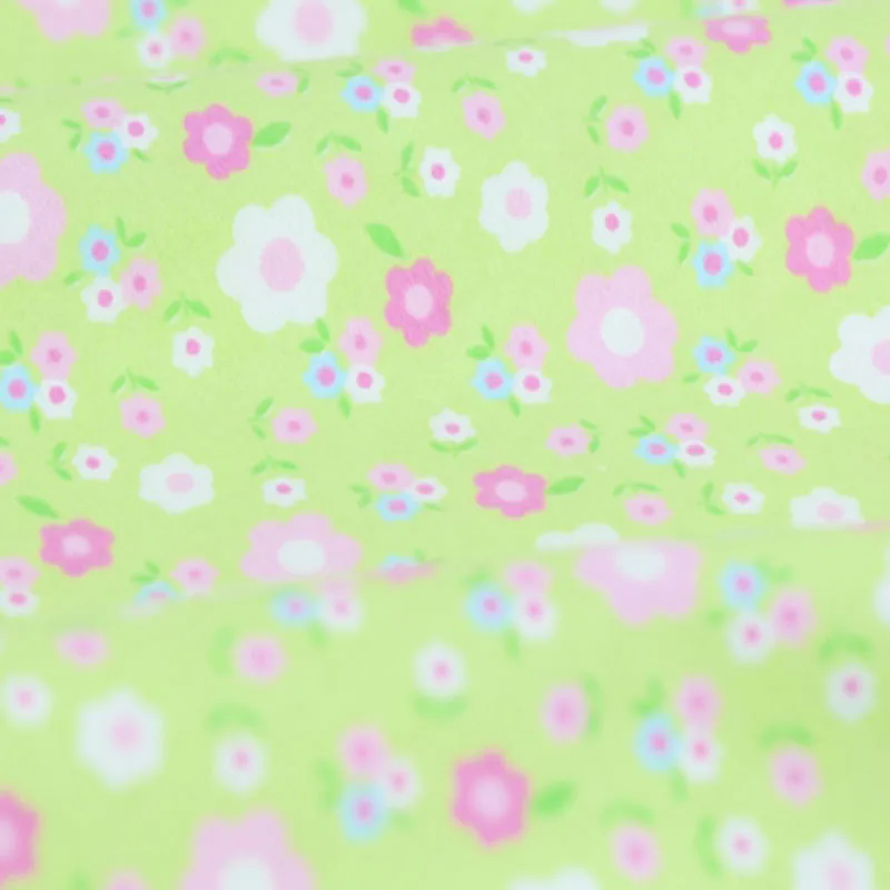 Фланелевая ткань с цветочным принтом 100% хлопок 50x105 см|flannel fabric|cotton flannel fabricdesigner