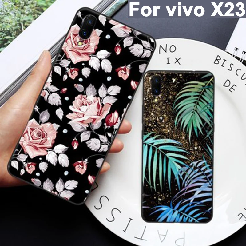 For vivo x23 Case Cover cute cartoon Soft cases x 23 shell back cover vivox23 coque skin fundas capas | Мобильные телефоны и