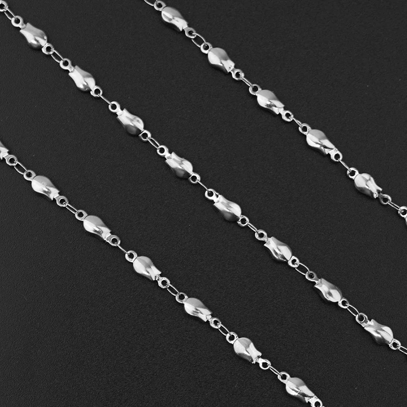 Цепочка сделай сам из чистой нержавеющей стали 3 5*10 мм|jewelry accessories|chain jewelryaccessories