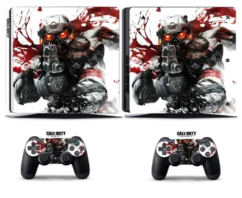 

254 PS4 Slim Skin PS4 Slim Sticker Vinly Skin Sticker for Sony PS4 Slim PlayStation 4 Slim and 2 controller skins