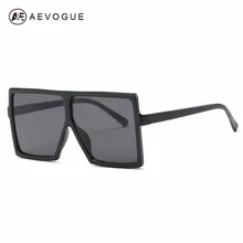 Солнцезащитные очки AEVOGUE Женские квадратные крутые солнцезащитные очки Брендовые дизайнерские винтажные стимпанк унисекс UV400 AE0563
