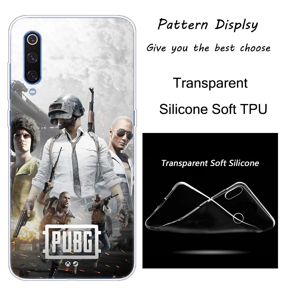 Горячие pubg игры силиконовый чехол для Xiaomi Pocophone F1 9T 9 9SE 8 A2 Lite A1 A2 Mix3 Redmi K20 7A Note 4 4X5 6 7 Pro S2 крышка