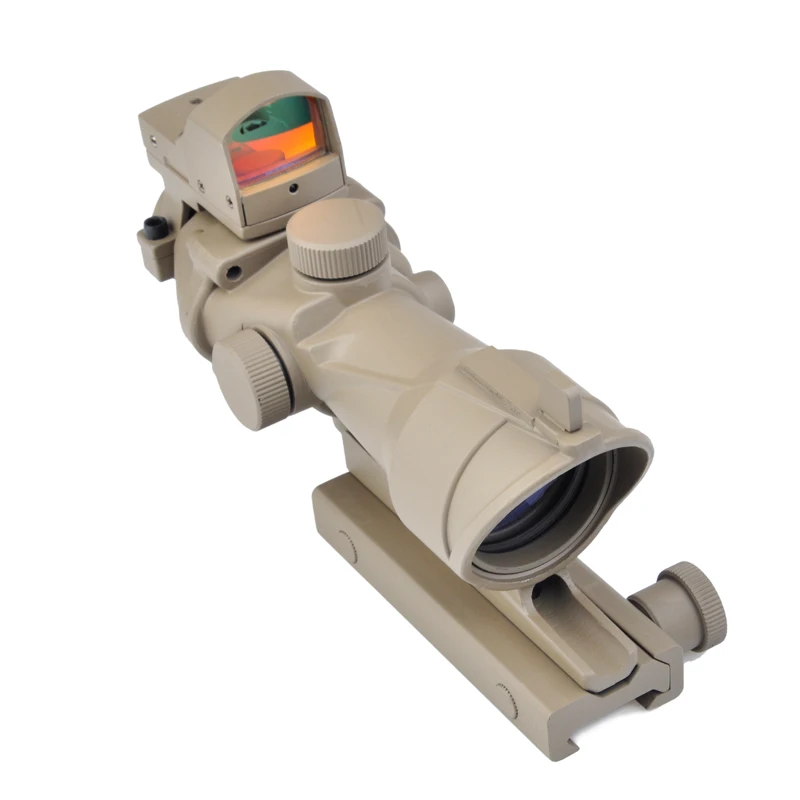 Acog 4X32 оптический прицел с мини красной точкой снайпер Охота стрельба