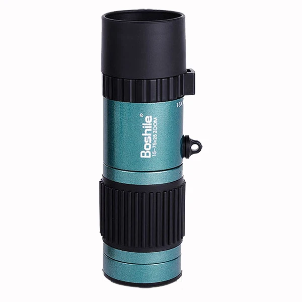 الأصلي Boshile السفر مناظير 15-75x25 HD مرنة التركيز عالية الطاقة البسيطة أحادي التكبير تلسكوب للتخييم شحن مجاني