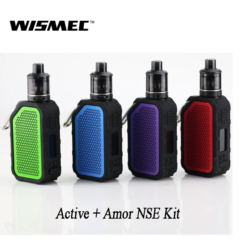 New Original Wismec Active Waterproof Kit Vape With Box Mod AMOR NSE Tank&ampBluetooth Speaker E-Cigarette Vaporizer Vaping | Электроника
