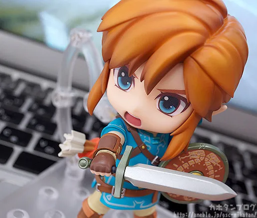 NO 733 The Legend of Zelda Breath of the Wild Link PVC Action Figure Collectible Model