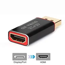 Дисплей порты и разъёмы к HDMI адаптер Стандартный DP мужчин и женщин конвертер Соединительный кабель Sup порты и разъёмы s 4 к* 2 к Для iMac для MacBook