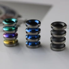 Длинные бусины из титанового сплава зонтик веревка DIY красочный титановый Паракорд шарик