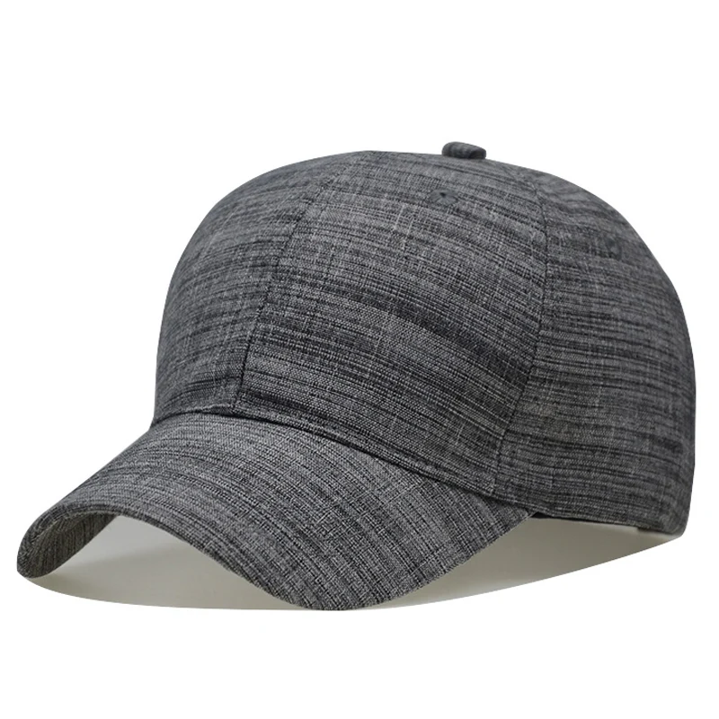 Buy 100 Men Big Head Baseball Cap Black/Gray Color