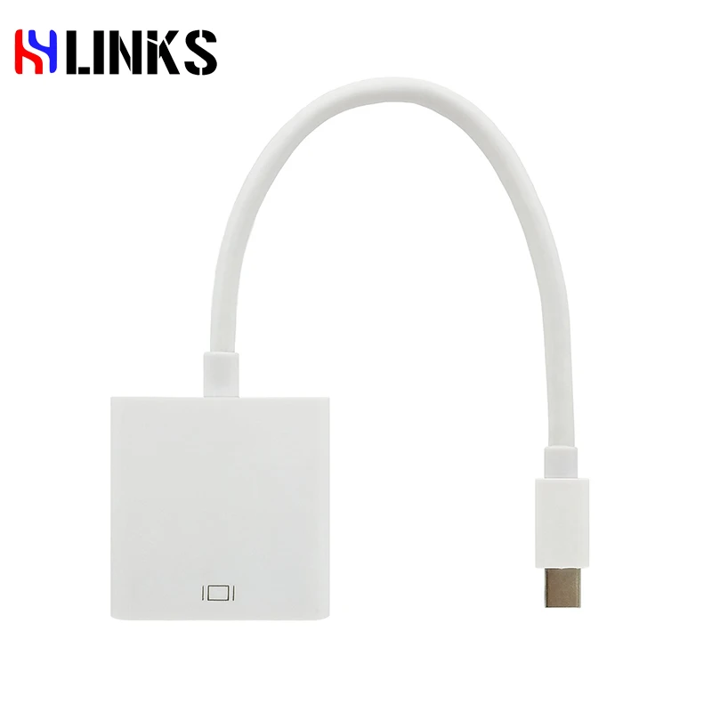 HYLINKS мини др к DVI адаптер Thunderbolt DispayPort конвертер мужчин и женщин Поддержка 1080 P для