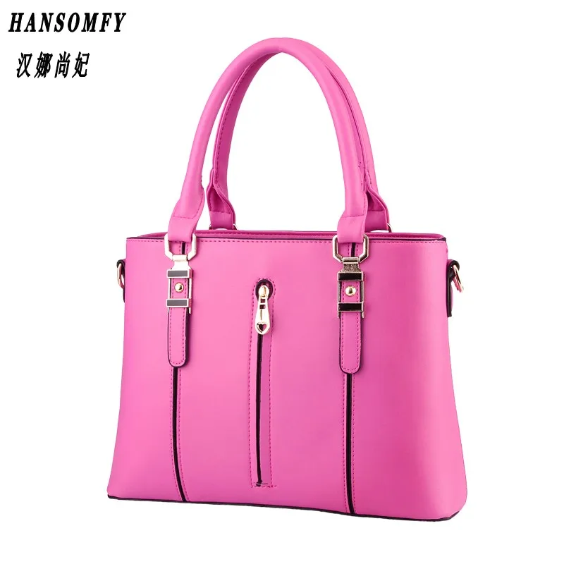 

100% Genuine leather Women handbags 2018 New spring models zipper bag ladies fashion handbags Shoulder Messenger Handbag