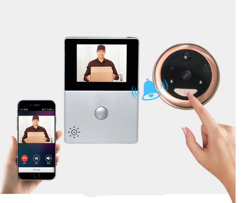 Wifi Oled Hd Screen Monitor Door Viewer Front Door Peephole Camera My