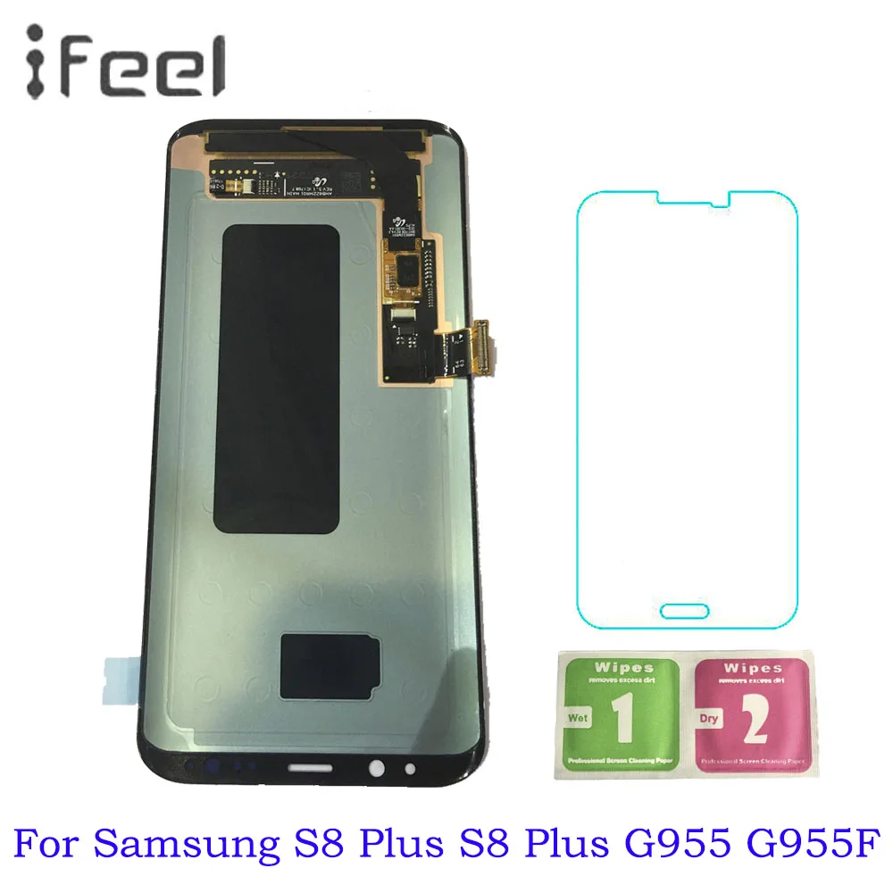 

IFEEL Super AMOLED Display For Samsung Galaxy S8 Plus S8 Plus G955 G955F G955A LCD Display Touch Screen Digitizer Assembly LCD