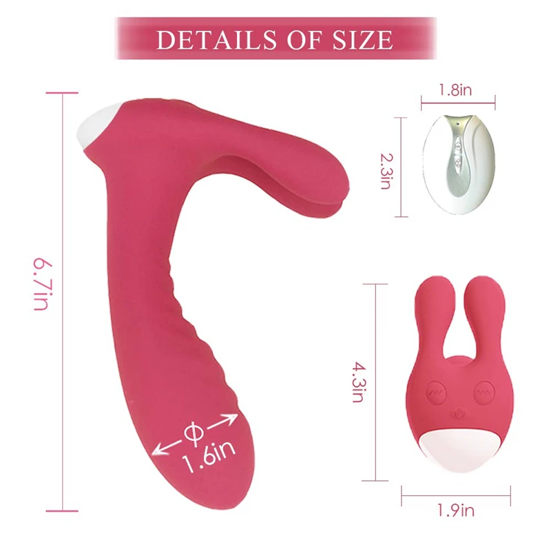 Sextoy Женский Вибратор для точки G кролик беспроводной пульт дистанционного