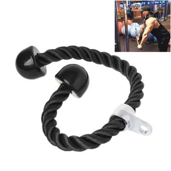 

Gym Fitness Equipment Tricep Rope Biceps Strength Training Bodybuilding Exercise