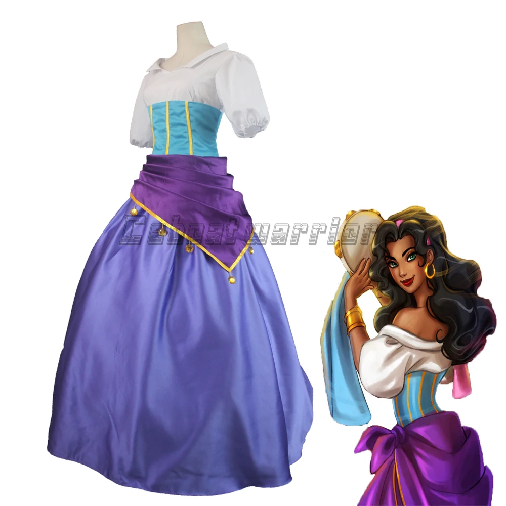 The Hunchback of Notre Dame movie Esmeralda/платье на Хэллоуин карнавальный костюм заказ|dress case|costumes