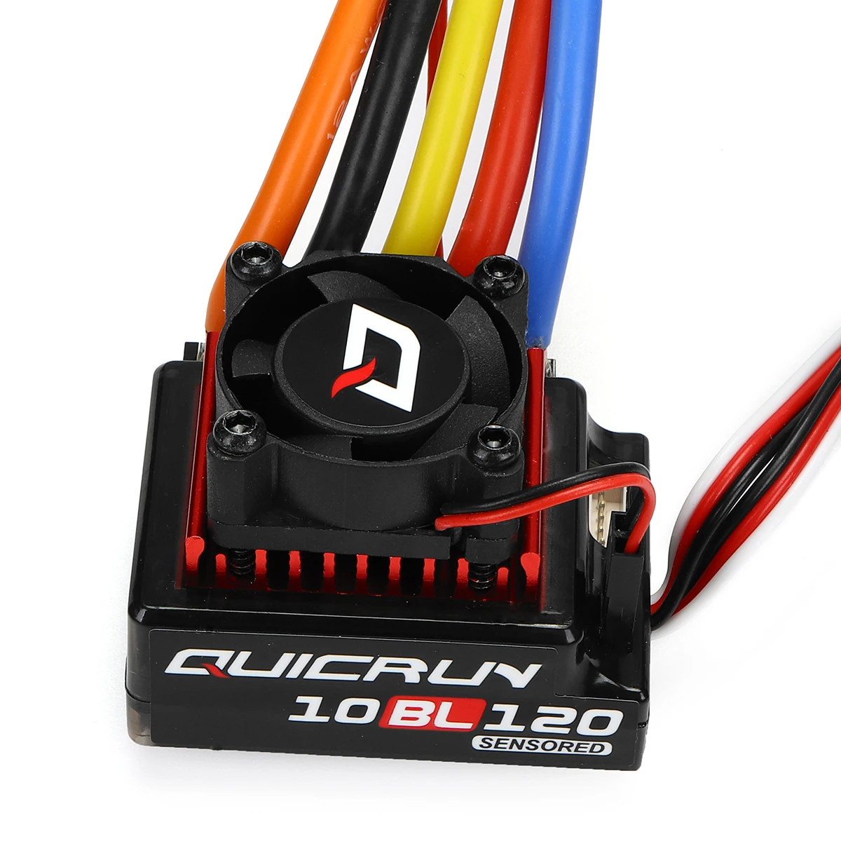 

Sensored Brushless Speed Controller ESC 120A for RC 1/10 1/12 Car Crawler Black Compact Small Size Protection for Buggies