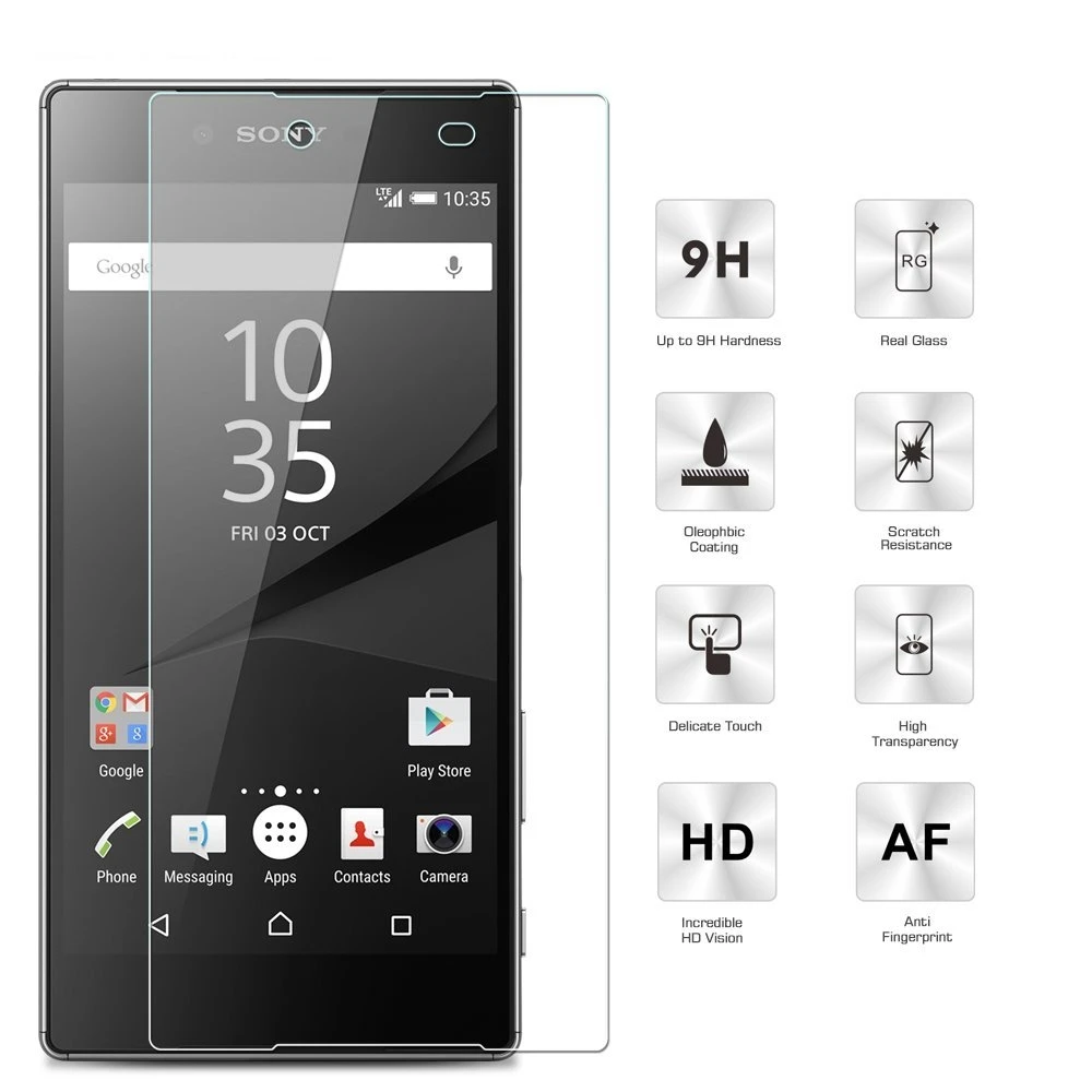 Закаленное стекло премиум класса для Sony Xperia Z1 Z3 Z5 Compact mini M4 Aqua M2 Z3mini защитная