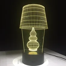 LED Настольная лампа с сенсорной кнопки 3D лампа USB 3D свет в ночь как домашний Книги по искусству украшения огни 5 В для Тетрадь компьютер PC Мощность