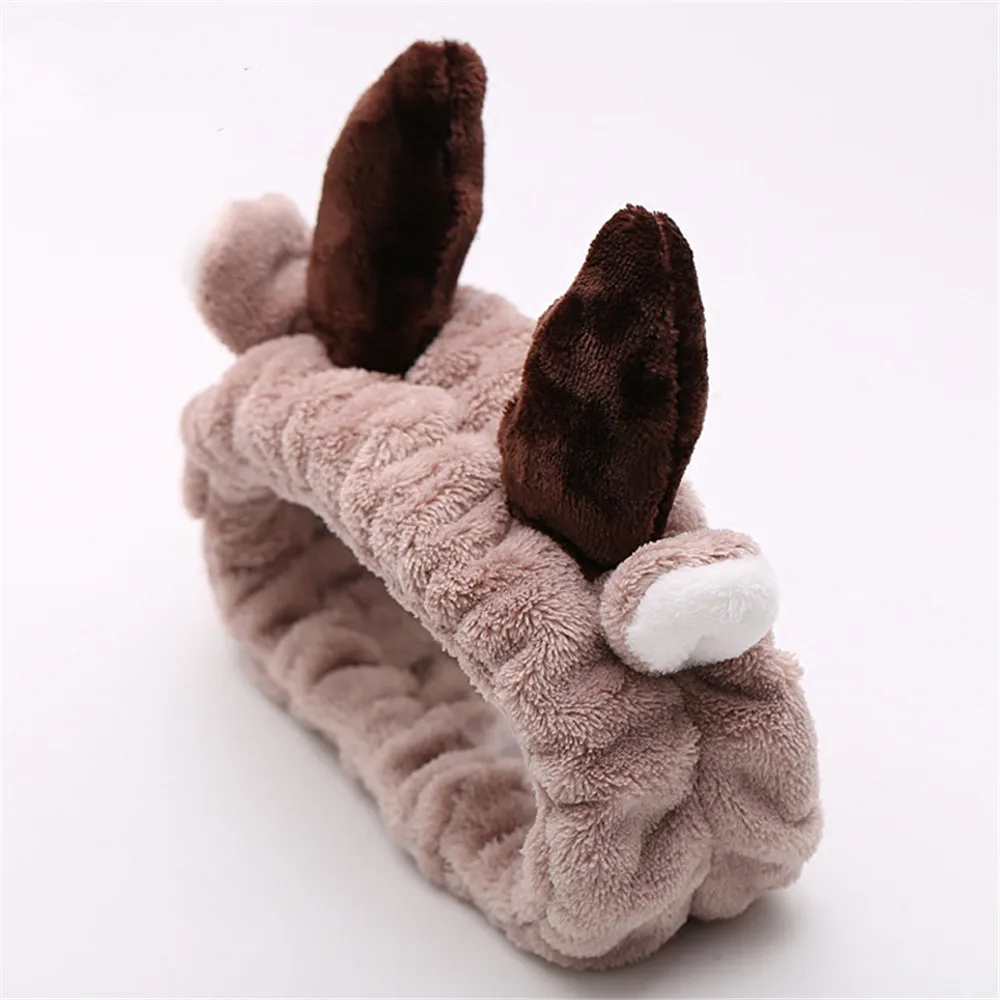 

New Letter Coral Fleece Soft Bow Headbands For Women Girls Cute Hair Holder Hairbands Hair Bands Headwear Hair Accessories