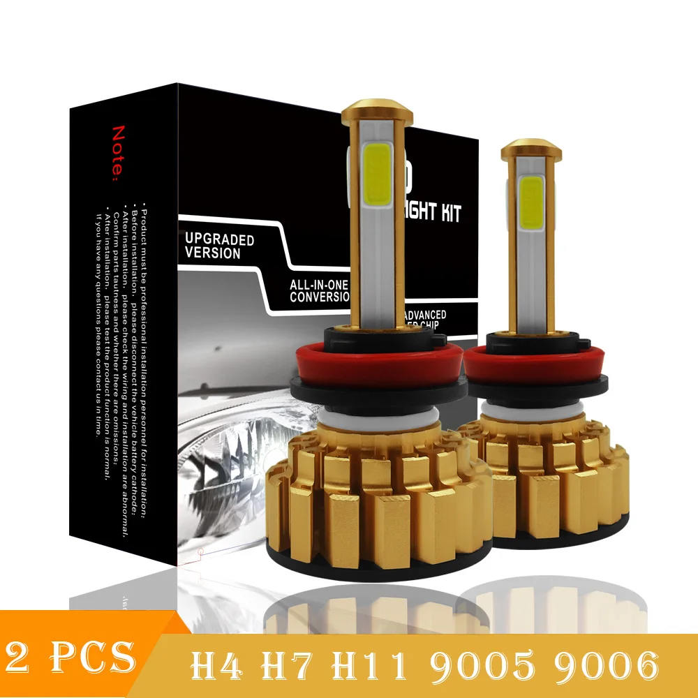 

LED H7 H4 H8 H9 H11 9005 HB3 9006 HB4 LED Headlight Car Light COB Chips Bright Automobile Headlight 8000LM 12V 80W 6000K