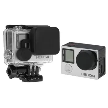 

PULUZ Housing Protective Case with Camera Lens Cap for GoPro HERO4 3+ 3
