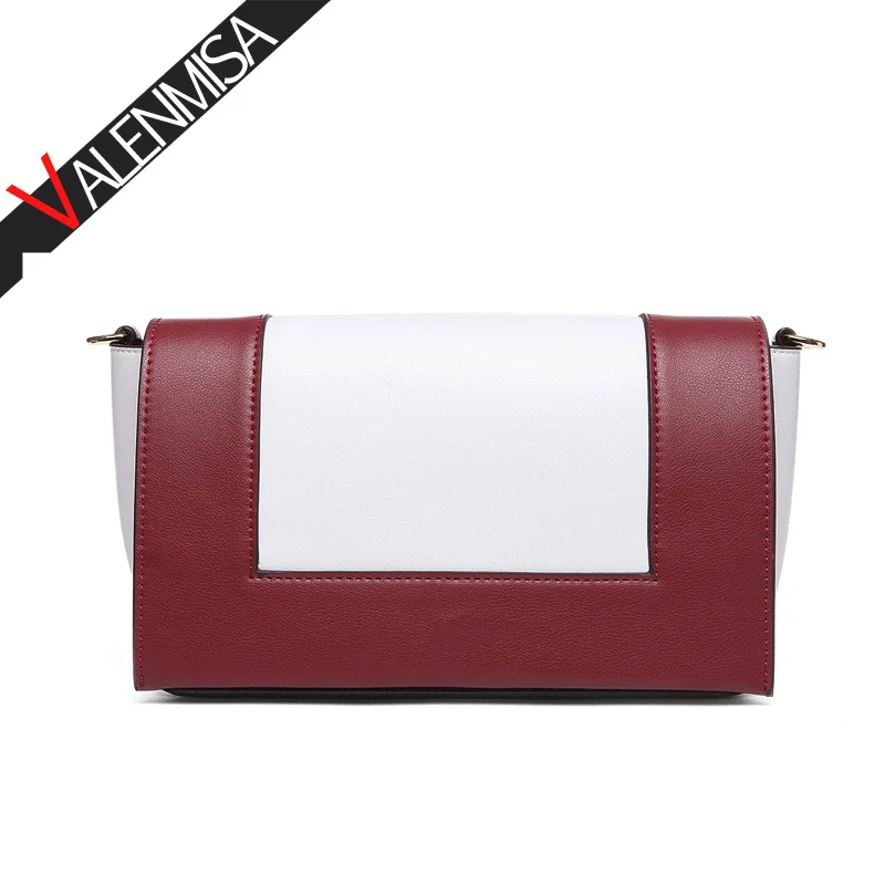 

VALENMISA Korean Pu Leather Women Messenger Bag Luxury Handbags Women Bags Designer Shoulder Bag Wide Color Straps Fashion Bag